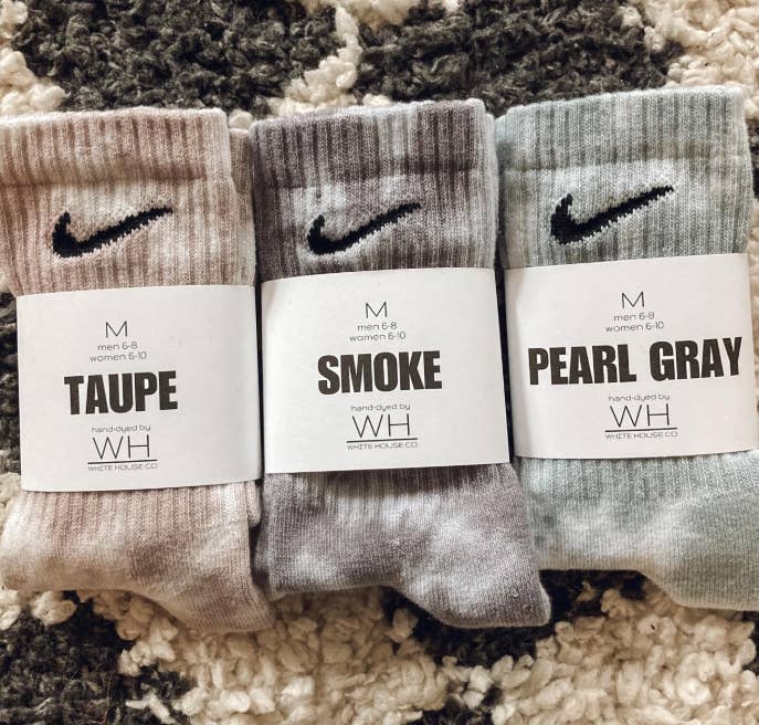 Tie Dye Crewneck Socks