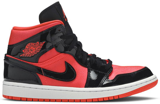 Jordan 1 Mid "Hot Punch Black"